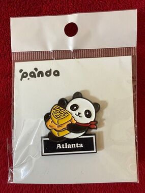 Panda Atlanta Enamel Pin